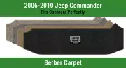 Lloyd Berber Small Cargo Carpet Mat for '06-10 Jeep Commander w/Jeep Grill Logo (for: Jeep)
