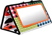Fun Mirror Pendant Black and White Crib Tummy Time Mirror Car for Babies Bath for Babies Books Black and White Car Activity PC