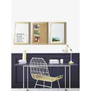 MasterVision� Positive Flow Metallic Gold Message Board Set, 18" x 24", 3/Set