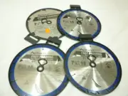 LOT OF FOUR 7 1/4" AVANTI PRO SAW BLADES 3 PCS 18 TEETH FRAMING 1 PC 6 TH CEMENT