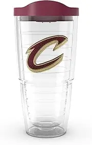 Tervis NBA Cleveland Cavaliers - Primary Logo Made in USA Double Walled Insulated Tumbler Travel Cup Keeps Drinks Cold & Hot, 24oz, Classic