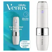 Gillette Venus Mini Facial Hair Remover for Women Face, Portable Electric Shaver
