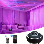 Rosssetta Star Projector Galaxy Light Projector With Remote/BT Control Star Light Projector Speaker For Bedroom/Ceiling/Home Decor Led Light Projector For Kids