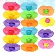 Totority Lip Whistle, 20 Pack Whistle Lip Whistle Birthday Noise Maker Plastic Noise Maker Party Whistle (Random Color) for 14 Years Old+