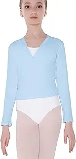 [Wearmoi] Wear Moi Serenade Girl's Cotton Elasthan Cross Over Top