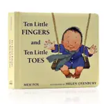 TEN LITTLE FINGERS AND TEN LITTLE TOES 名家MEM FOX紙板書十個手指頭