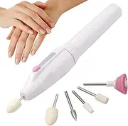 Electric Nail File Set, Compact Electrical Professional Nail File Kit, Manicure Pedicure Polishing Shape Tools Design for Home Salon