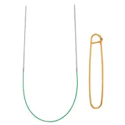 16" Circular Knitting Needles US 1/2.25mm Needles 4" Stainless Steel