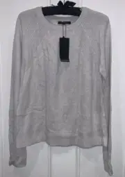 Portmans Long Sleeve Grey Marle Jumper M NWT