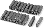 Aexit 25mm (Standard Parts) Long 1/4" Hex drill hole PH2 6mm Tip Magnetic Phillips Screwdriver (44ry220qf739) Bits 20pcs