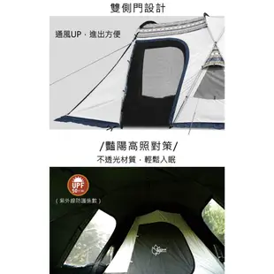 OutdoorBase Skypainter 彩繪天空帳2D(2 door)帳篷含頂布 現貨 廠商直送