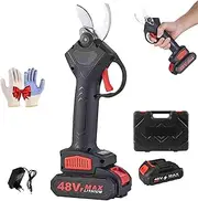 Tacsaw Power Shears, 2025 Upgraded Electric Pruning Shears for Gardening, Power Cutting Diameter Cordless Power Pruner, Through Every Cut with Ease (Single cell)
