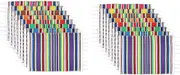 Pasotim 2X Mexican Table Place Mats,Mexican Placemats Mexican Wedding, Fringe Blanket Table Runner 12 x 16 Inch