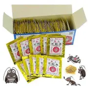 Qin 50pcs Cockroach Killing Bait Powder Eco-friendly Effective Medicine Insecticide Roach Killer Pest Control Kitchen Restaurant