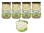 Pickled Cauliflower In Brine 4 Jars NT WT 24.69oz (700g)