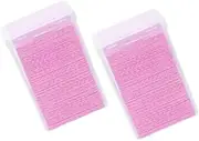 400 Pcs Pink Lint Free Nail Wipes, Fabric Nail Polish Remover Wipes, Non-Woven Glue Cleaning Wipes Suitable for Cleaning Tweezers and Glue Bottle Nozzle, Super Absorbent, Nail Art and Polish