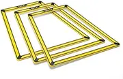 SKLZ Unisex SKLZ Agility Trainer Pro Set of 10, Yellow Black, one-size UK