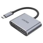 Unitek D1049A uHub Lite 4-in-1 USB-C Hub with MST Dual Display