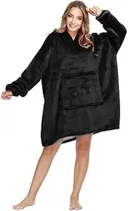 [CASKIE] Oversized Hoodie Sweatshirt Blanket, TV Super Soft Warm Comfortable Blanket Hoodie, Soft Cozy Warm Comfortable Novelty Hoodies, One Size Fits All, TV-Blanket for Men Women Teenagers Kids