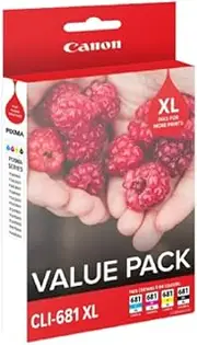 [Canon] CLI-681 XL Ink Cartridge Value Pack (CLI681XLVP)