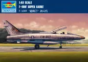 F-100F SUPER SABRE 1/48 aircraft Trumpeter model plane kit 02840