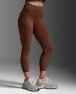Fluid Hi-Rise 7/8 Tights, 2XU, XL, Sepia/Sepia, Female