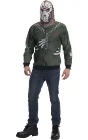 Jason Voorhees Adult Friday The 13th Hoodie