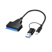 Generic USB Type-C to 22-Pin SATA 3 2.5in Cable (ADC-C+A-SATA)