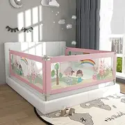 Bed Rails for Toddlers, Bed Rail Guard, Baby Bedrail, Supports Vertical Lifting, The Bumper is Made Well, Airflow is Not Restricted, Twins Bed, Bed Full Size, Queen King Mattress