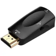 Hdmi To Vga Adapter With Audio Usb Cable Black Monitor/Av Cables & Adapters