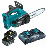 Makita DUC302PT2 - 36V (18Vx2) 300mm (12") Chainsaw Kit (2 x 5.0Ah)