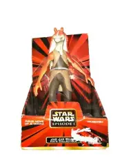 Star Wars Episode 1 Jar Jar Binks New In Box Collectible Toy Figure Applause Red