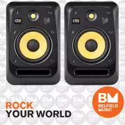 2 x KRK V8 S4 Studio Monitor V-Series Active Powered Speaker 8'' 8 Inch Pair