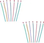 SHINEOFI Sets Pencile Eraser Kit Educational Boys and Girls Stationery Soft Flexible Pencils for Play Pcs