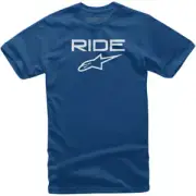 Alpinestars Men's Ride 2.0 Tee T-Shirt (Royal Blue/White) XXL