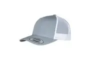 Flexfit Retro Two Tone Trucker Cap (Grey/White Heather) (One Size)