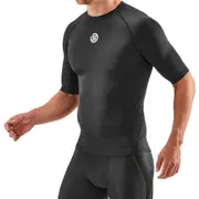 Skins Men's Series-1 Activewear Short Sleeve Top Black