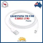 GENUINE Apple Lightning to USB Cable Charger Cord for iPhone 14 13 12 11 (1M)