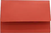 Legal Filing - Ref 713664 3/4 Flap Pocket Wallet, Box of 50, Made from 315gsm Strong Recycled Manilla, Will Hold A4 & Foolscap Documents, 36.5 x 24 cm in Size, Red