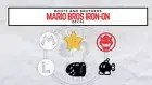 Nintendo Super Mario Bros Iron-on Decals Mario Luigi Bowser Da-bomb Star Bullet