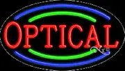 BRAND NEW "OPTICAL" 30x17 OVAL BORDER REAL NEON SIGN w/CUSTOM OPTIONS 14552