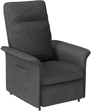 SBS Recliner Chair - Single Seater Floor Sofa Oversized Textile for Adults, Perfect for Small Spaces, Watching Movies, Reading Books, Home or Theater