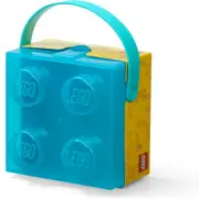 LEGO Storage Products 40240010 4-Stud Box With Handle Translucent Light Blue NEW