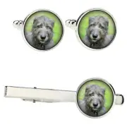 Irish Wolfhound set of clips in a box with a picture Art-Dog