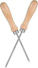Toddmomy DIY Craft Tool Set 2pcs Doll Filling Tools Wooden Handle Simplified Cotton Stuffing Process