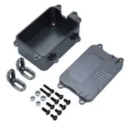 Receiver Box ESC Box for SCX10 1/10 RC Tracked Vehicle,Black