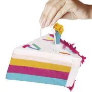 Mini Pinata Cake Slice Decoration 15.5cm