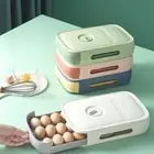 Drawer Type Egg Storage Box Refrigerator Fresh Keeping Egg Holder Rack 18 Eggs