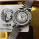 【VERSUS】VERSUS凡賽斯女錶型號VV00020(銀色錶面銀錶殼銀色米蘭錶帶款)