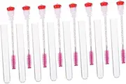HAPINARY Lash Tubes Set 8pcs Eyelash Brush Non Material for Mascara Application Lash Extensions